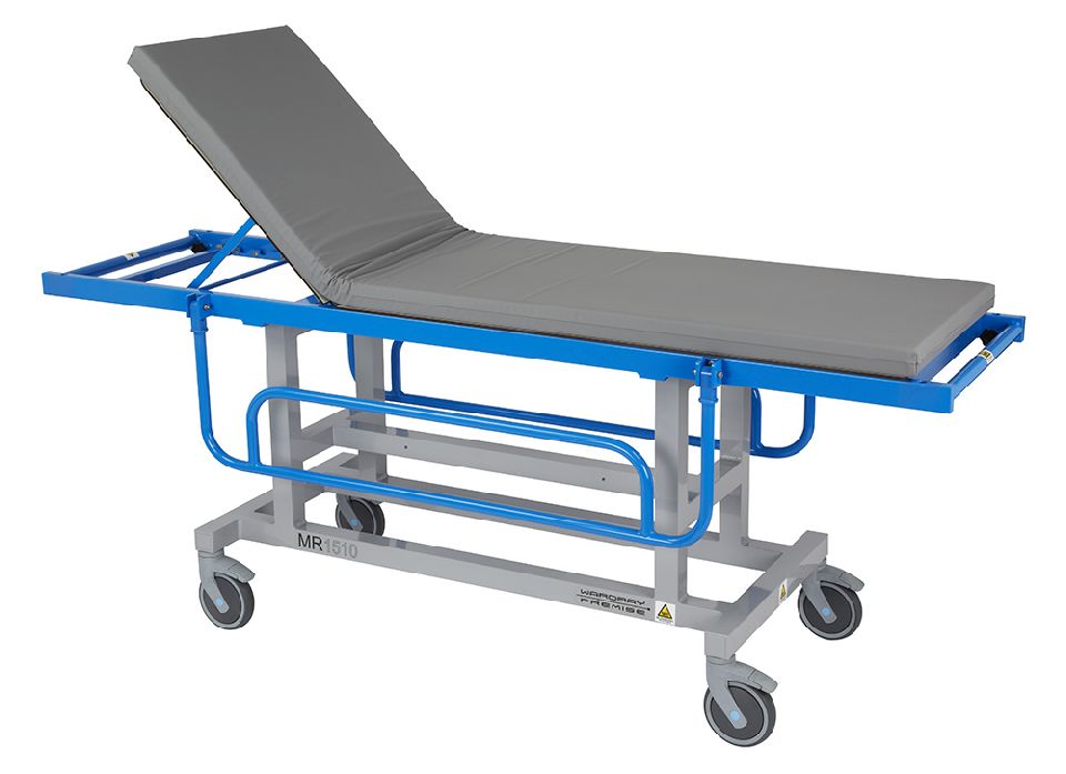 mrt-liege-feste-hoehe-rueckenteil-obenVYgycJnbF8zt7 Antimagnetische MRT Liege für die MRT- Umgebung mit Seitengitter