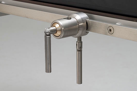 Radialstellkloben-RE10-304 OP-Tisch-Kloben mit runder Führung bis 20 mm