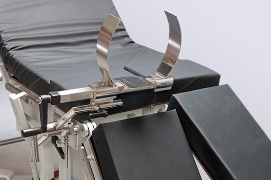 Arthroskopiehalter_10-353-XL_gross Arthroskopiebeinkalter, Arthroskopie Lagerung mit Knieklemme normal