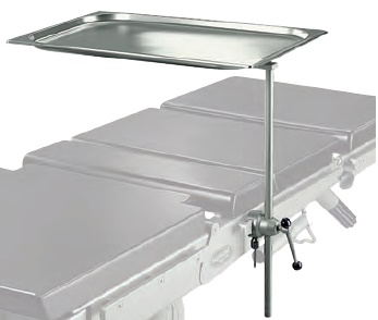 Instrumentenablage-FAWS-15-5 Instrumentenablage mit Befestigung am OP-Tisch