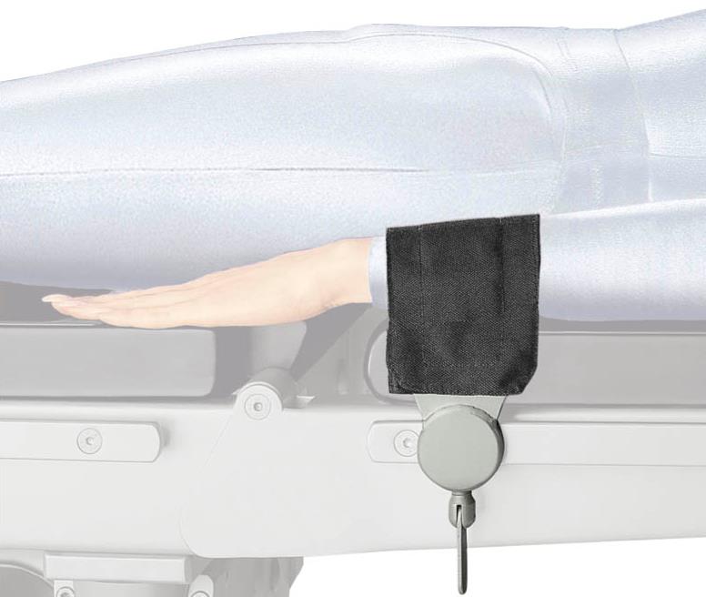 armfessel-faws-34-5 Armfessel, Armfixierung für OP-Tische